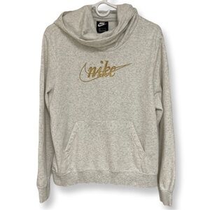 Nike ❗️Cowl Neck Sweatshirt Women’s Large Gray